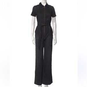 AO.LA by Alice + Olivia denim Wide leg jumpsuit